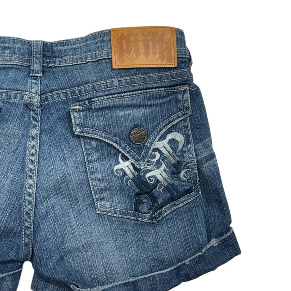 Blac label pink size 27 blue colored jean shorts in great condition! - Picture 2 of 10